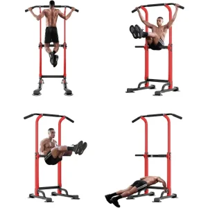 Power Tower Dip Station Pull Up Bar