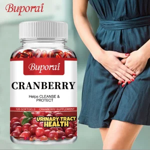 Cranberry Capsules - Supports Urinary Tract and Bladder Health, Kidney Cleansing, Antioxidant - 120 Capsules