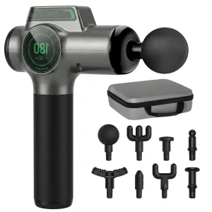 Rechargeable Cordless Massage Gun with 99 Speed Levels for Full Body Pain Relief and Relaxation