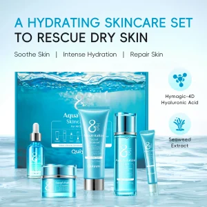 QUIYUM 8X H₂O AquaVitalize Skincare Set 5PCS Deep Hydration