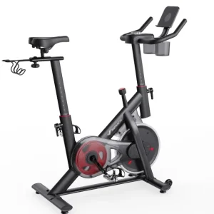 MERACH Exercise Bike Brake Pad/Magnetic Stationary Bike with Exclusive App Low Noise Indoor Cycling Bike with Fitness Courses B2